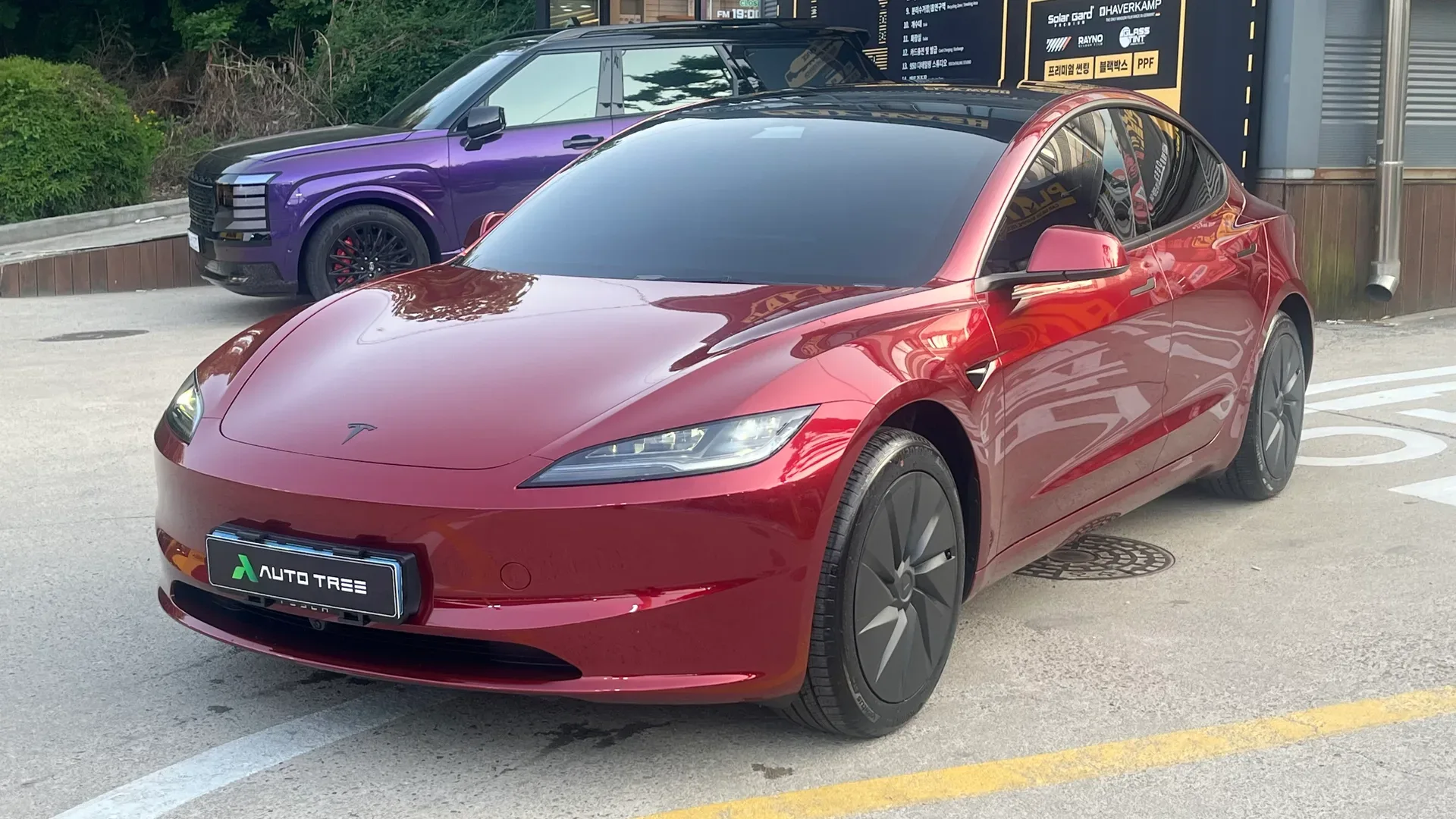 Tesla Model 3 시공 결과