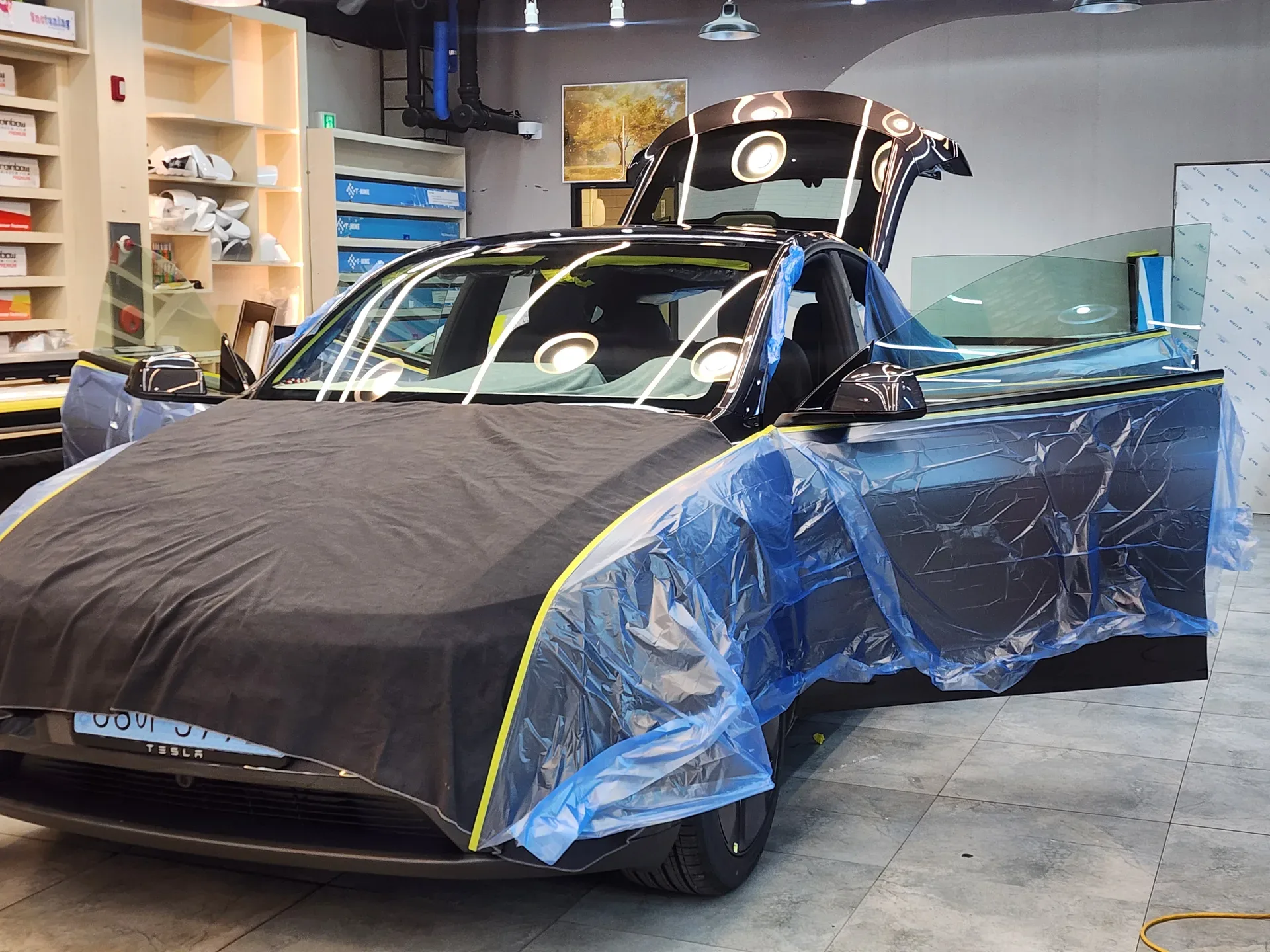 Tesla Model Y 시공 기록 2