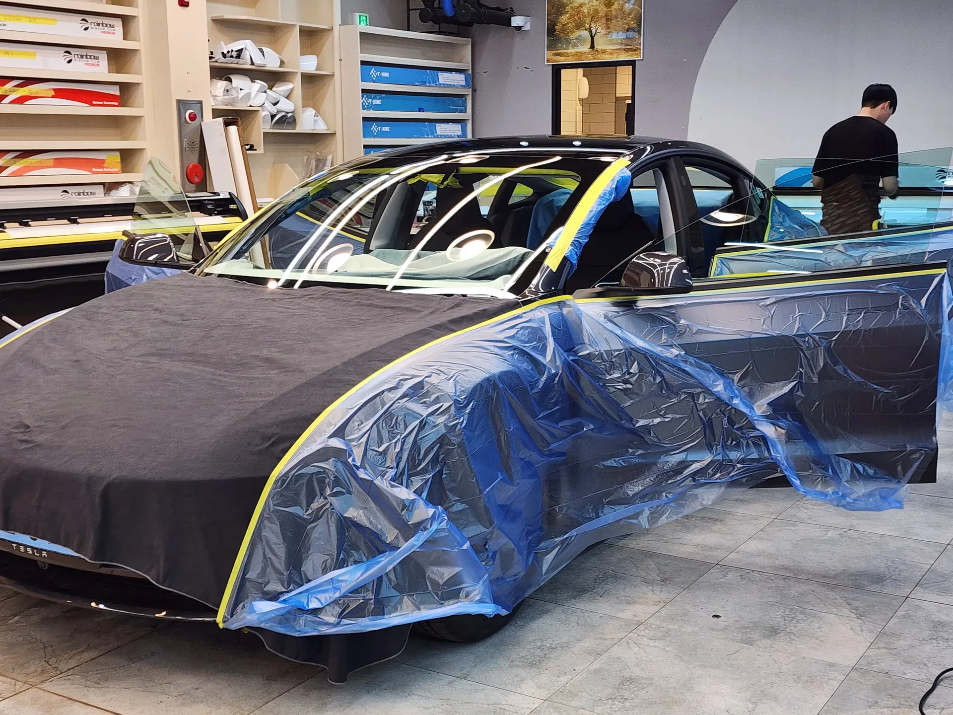 Tesla Model 3 시공 기록 2